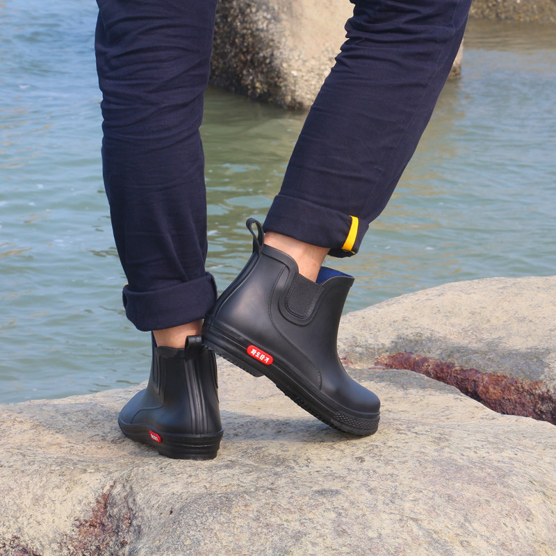 Short Rubber Boots With High Heel  |  Womens Rainboots Short Rainboots Rainboots Short