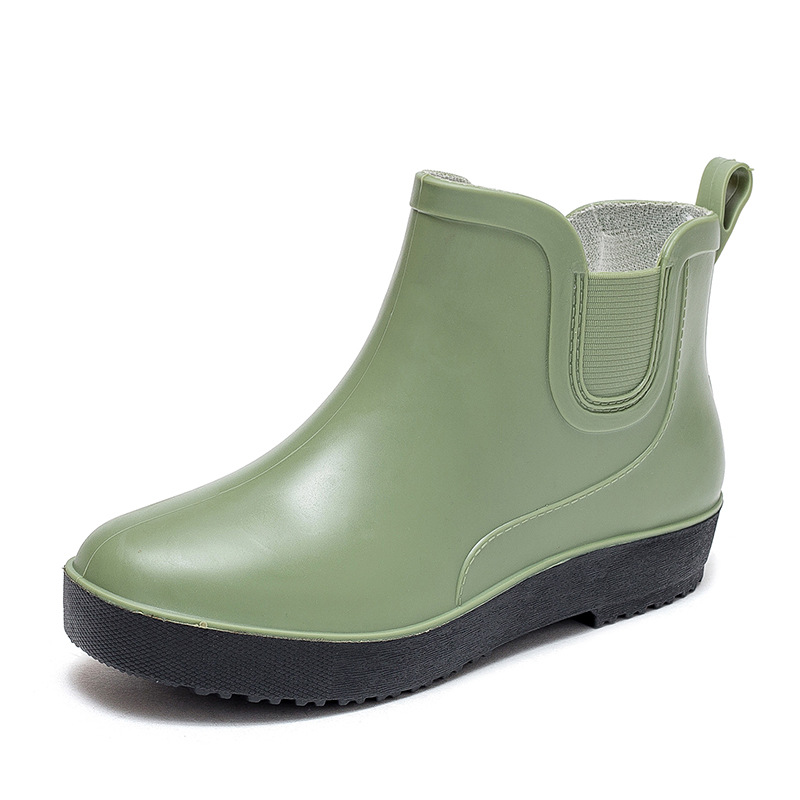 Short Rubber Boots With High Heel  |  Womens Rainboots Short Rainboots Rainboots Short